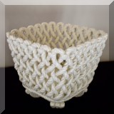 P19. Openwork porcleain basket. 